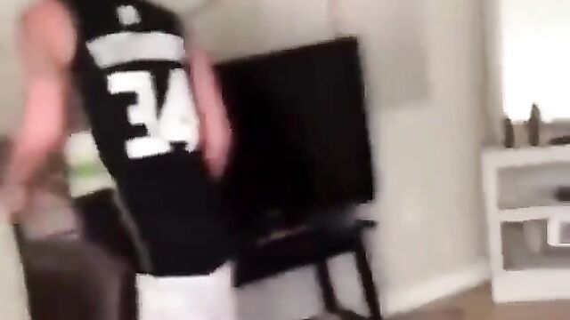 Man Fighting Guy Having Sex - 1 image