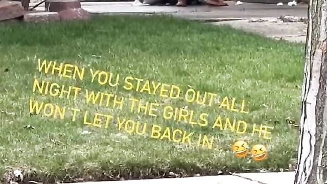 Guy Throws His Girlfriend With Big Ass Out Of The House Naked For Coming Back Home Late - 1 image