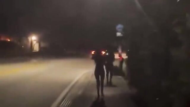 Sexy Black Women Walking Naked In Public - 3 image