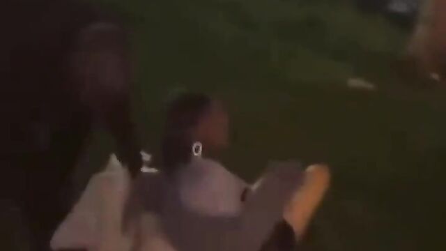 Security Caught Black Couple Having Sex In The Park In Public - 4 image