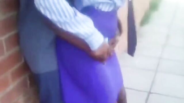 Corrupt Student Allowing Classmate And Teacher To Press Her Breasts And Doing It In Public After School - 4 image