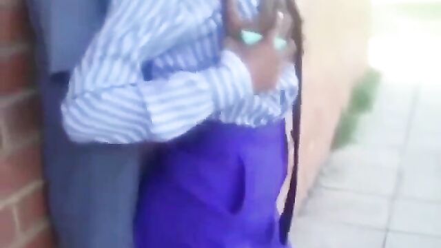 Corrupt Student Allowing Classmate And Teacher To Press Her Breasts And Doing It In Public After School - 5 image