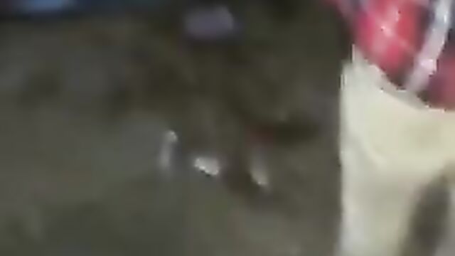 Playing With A Naked Stripper’s Big Boobs And Pussy In Public At A Party - 4 image