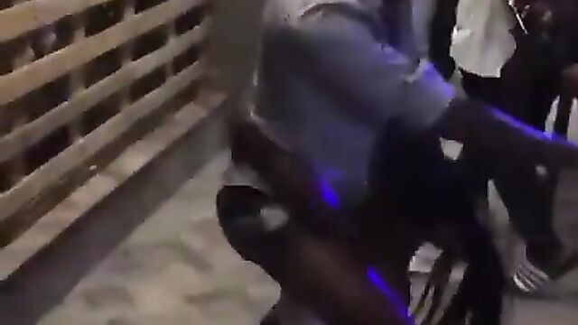 Mzansi Guy Receiving Hot Blow Job In Public At A Club Party - 5 image