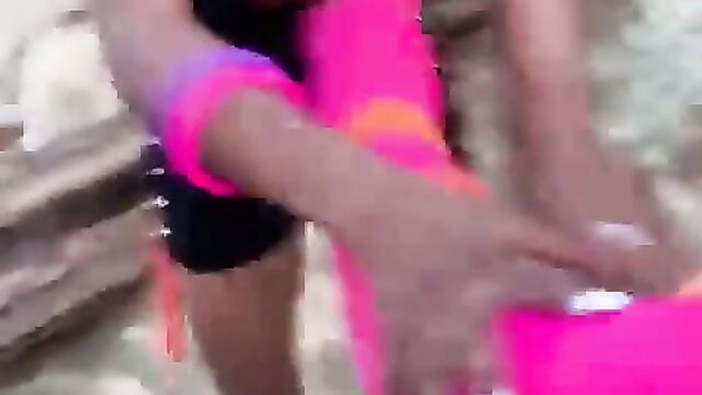 Nigerian Girl With Small Breasts Stripped Naked In Public While Fighting Another Lady Over A Man – How It Started: Part 3 - 1 image