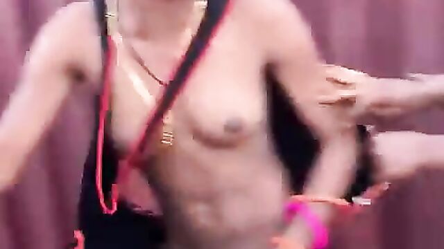 Nigerian Girl With Small Breasts Stripped Naked In Public While Fighting Another Lady Over A Man – How It Started: Part 3 - 4 image