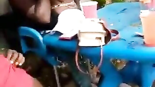 2 Nigerian University Students Caught Having Sex With 2 Prostitutes And Sucking Their Breasts In Public In A Restaurant