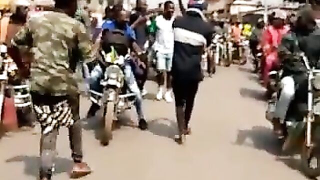 Woman With Big Breasts Caught Walking Around Naked In Public Allegedly For Money Rituals In Yaonde, Cameroon - 4 image