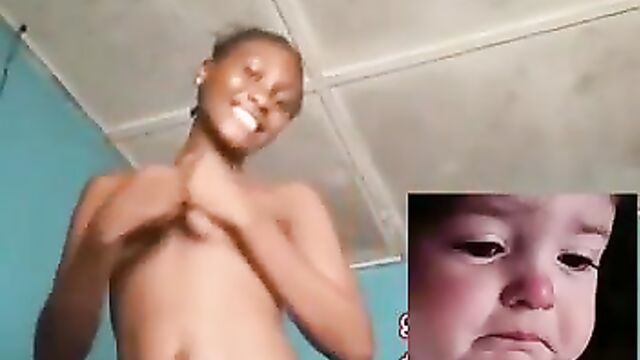 Nude Video Of Nigerian Girl With Small Breasts Showing Her Naked Breasts And Pussy To Her Sugar Daddy