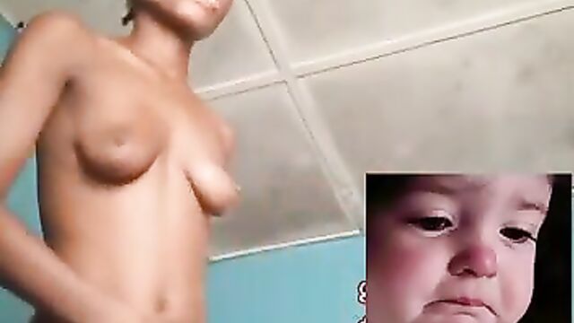 Nude Video Of Nigerian Girl With Small Breasts Showing Her Naked Breasts And Pussy To Her Sugar Daddy - 5 image