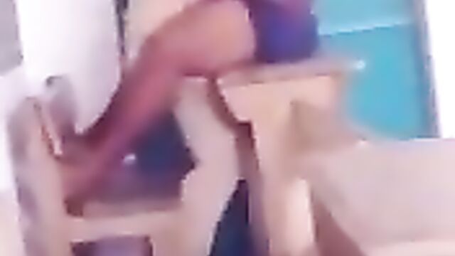 Teacher caught chopping an SHS student in the classroom