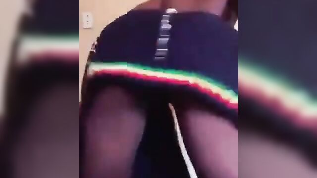 Pussy Exposed As School Girl Strips Naked For Her Real Teacher - 1 image