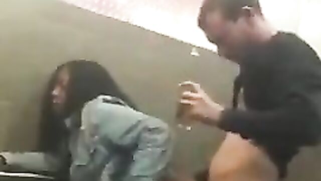 Drunk Couple Caught Having Sex In The Toilet Of A South African Club In Public - 1 image
