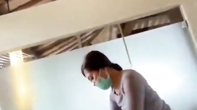 Dude cums while lady is waxing his balls and giving him beauty treatment - 4 image