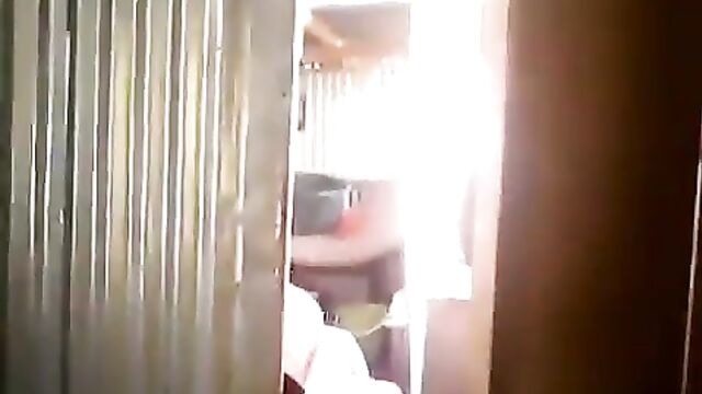 Married woman with big buttocks caught chopping student without condom - 1 image