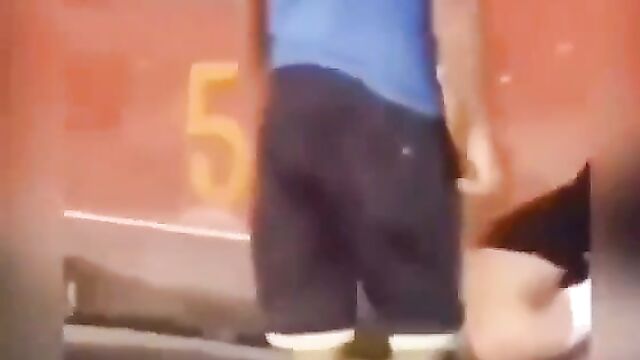 Wife strips husband in public and grabs his private part while fighting him over side chick! - 1 image