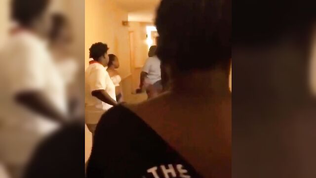 Breasts pop out in public as sluts fight at a party - 3 image