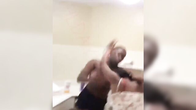 Breasts pop out in public as sluts fight at a party - 5 image