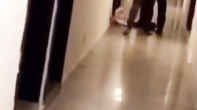 Naked Ghanaian Prostitute Fighting A Man In A Hotel In Public For Not Paying After Sex - 1 image