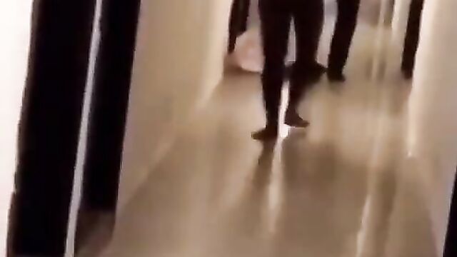 Naked Ghanaian Prostitute Fighting A Man In A Hotel In Public For Not Paying After Sex - 5 image