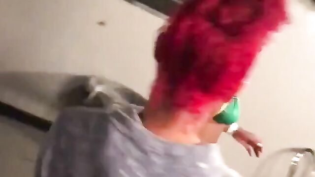 Ass out as stripper beats best friend’s ass in public for allegedly having sex with her boyfriend and stealing her money! - 1 image