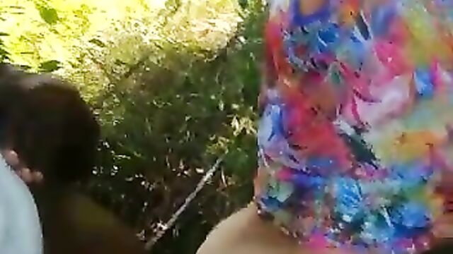 Man chopping oyibo ashawo in the bush - 1 image