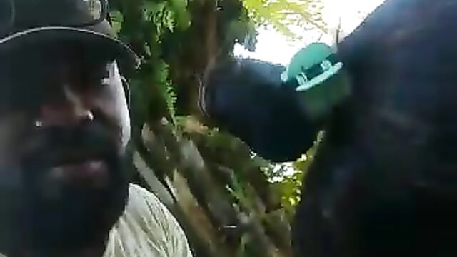 Man chopping oyibo ashawo in the bush - 3 image