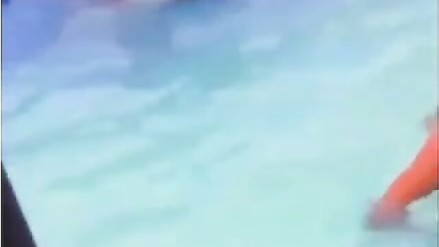 Nigerian Couple Caught Having Doggy Style Sex In The Pool In Public - 3 image