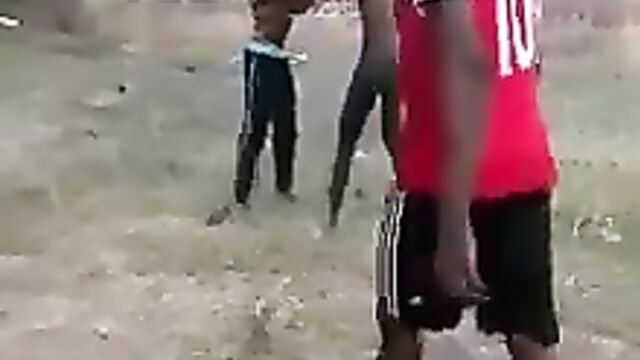 Female student fighting her boyfriend with her boobs popping out - 5 image