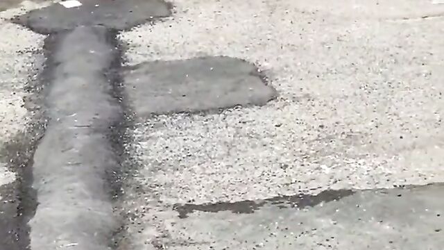 Big breasts out in public as busty girl beats girl with small boobs for snatching her boyfriend