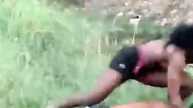 Pussy and boobs out in public as girl gets beaten for having sex with another girl’s boyfriend - 4 image