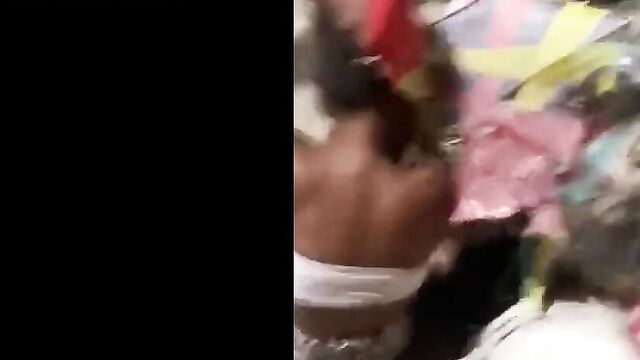2 Brazilian women fighting in public, showing panties - 4 image