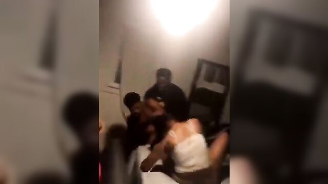 Girl caught boyfriend cheating with a busty whore - 2 image