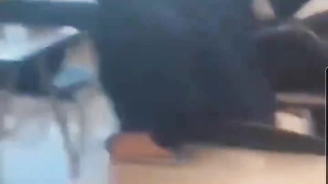 Ass Out As Teacher Fights Student In Class In Public - 3 image