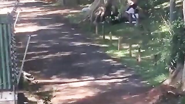 African couple caught and beaten for having sex in public under a tree – Part 1 - 3 image