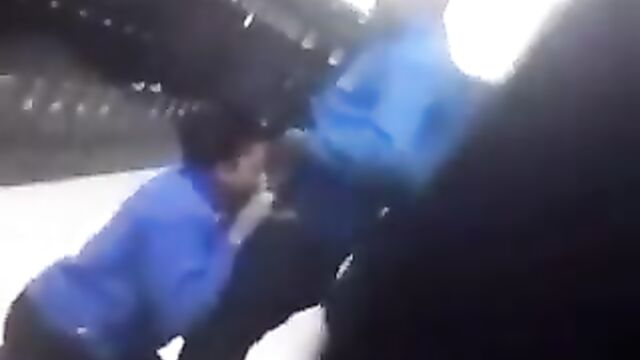 Hot couple public blow job sex tape - 1 image