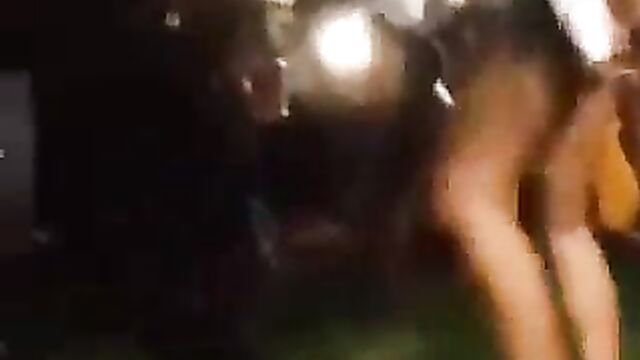 Big girl dancing with naked bottom at a party for $10k - 1 image