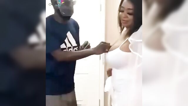 Horny Couple Caught Having Sex On Live Cooking Show - 3 image