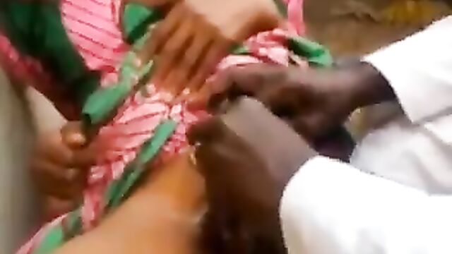 Sugar Daddy Shaving Hausa Girl’s Hairy Pussy And Chopping Her In Public – Part 1