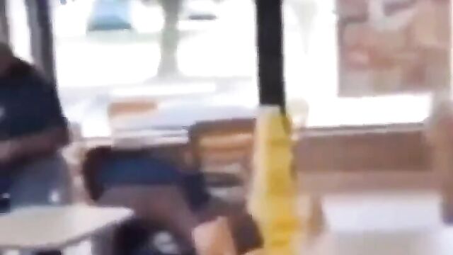 Wife beats up husband in public restaurant after she caught him cheating - 4 image