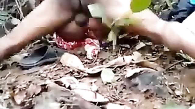 Married man caught having sex with side chick in the bush - 3 image