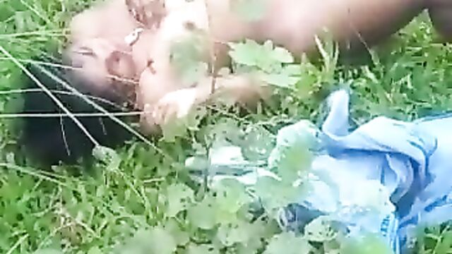 Man forced to continue bonking in public even after cumming, for having sex on a farm!