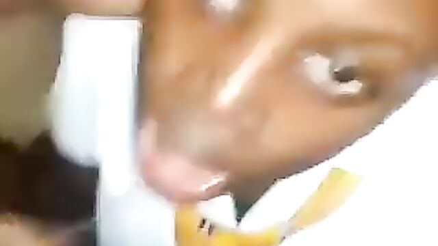 School Girl caught giving blow job