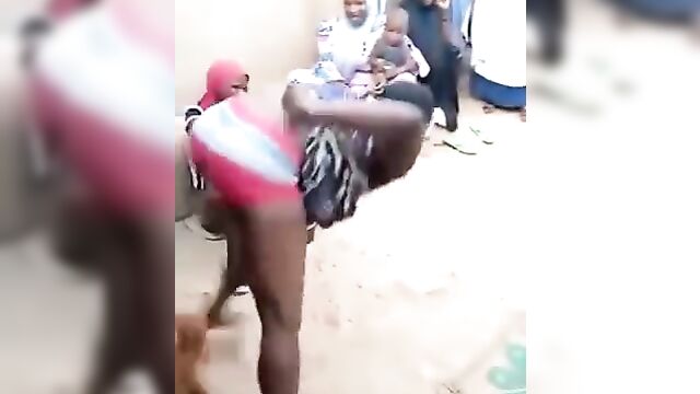 Hausa Sluts dancing and showing their nyash and panties in public - 1 image