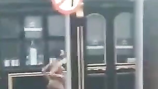 African woman strips naked and runs mad in public in Ireland - 2 image