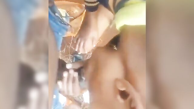 Lewd school girl caught giving blowjob after school - 2 image