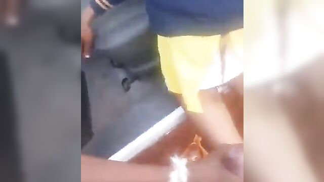 Lewd school girl caught giving blowjob after school - 4 image