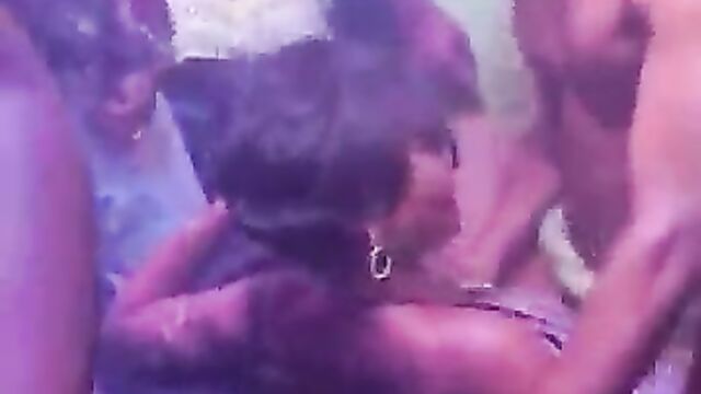 2 Strippers having sex in public to entertain guests at a party - 3 image