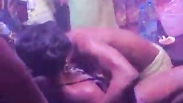 2 Strippers having sex in public to entertain guests at a party - 5 image