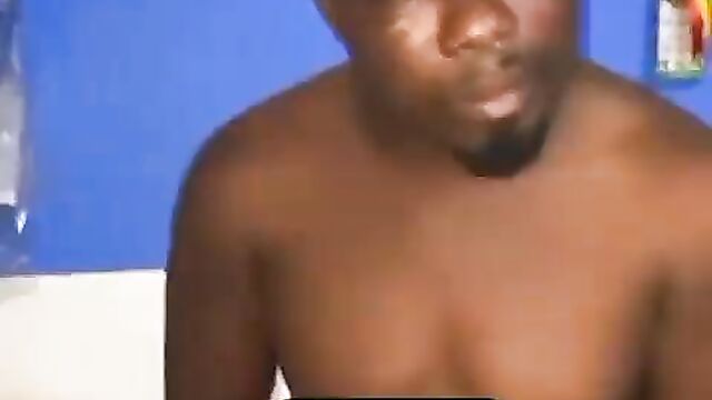 Naked man caught cheating